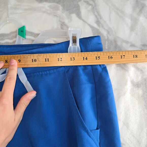 Figs Royal Blue Set Rafaela Oversized Top Zamora Jogger Pants Size S - Picture 9 of 16